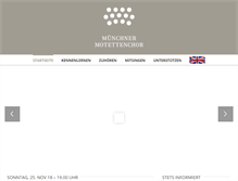Tablet Screenshot of muenchner-motettenchor.de